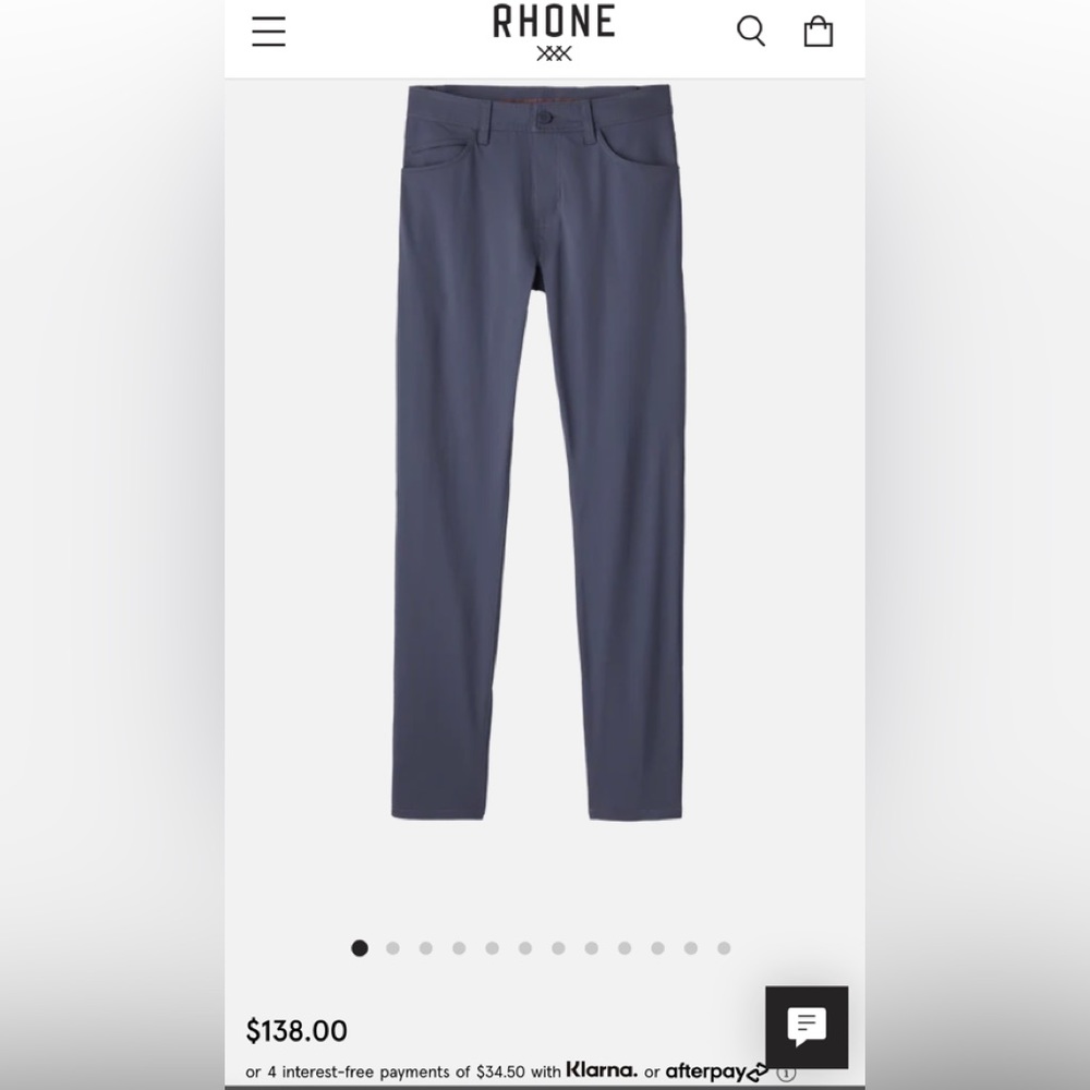Rhone pants, never really worn